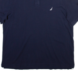 NAUTICA Mens Polo Shirt Blue L