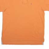 TOMMY HILFIGER Mens Polo Shirt Orange M
