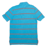 TOMMY HILFIGER Mens Polo Shirt Blue Striped M