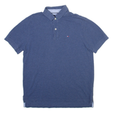 TOMMY HILFIGER Mens Polo Shirt Blue M