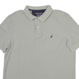 NAUTICA Mens Polo Shirt Grey L