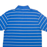 TOMMY HILFIGER Mens Polo Shirt Blue Striped M