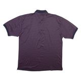 TOMMY HILFIGER Mens Polo Shirt Blue Striped XL