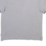 CALVIN KLEIN Mens Polo Shirt Grey Striped M
