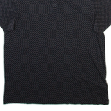 CALVIN KLEIN Mens Polo Shirt Black M