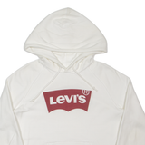 LEVI'S Mens White Hoodie S