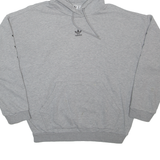 ADIDAS Womens Grey Hoodie UK 10