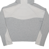 PUMA Cropped Womens Grey Hoodie M