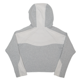 PUMA Cropped Womens Grey Hoodie M