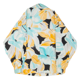 Lightweight Womens Blazer Jacket Blue Floral L