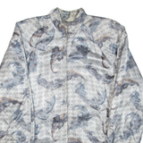 Womens Jacket White Viscose Paisley XL
