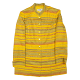 CAROLE RICHARD Womens Jacket Yellow Striped L