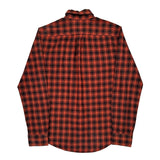 Levis Checked Flannel Shirt - Medium Red Cotton