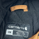 Age 12 Months Carhartt Jacket - 3XS Brown Cotton