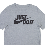 NIKE Just Do It Mens T-Shirt Grey M