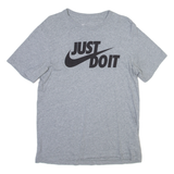 NIKE Just Do It Mens T-Shirt Grey M