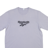 REEBOK Mens T-Shirt Grey M