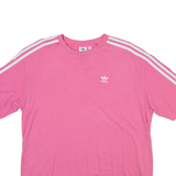 ADIDAS ORIGINALS Womens T-Shirt Pink UK 8