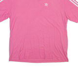 ADIDAS ORIGINALS Womens T-Shirt Pink UK 8