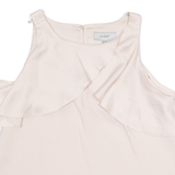 COAST Womens Top Pink Off Shoulder UK 10