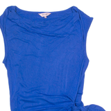 PHASE EIGHT Womens Vest Blue Sleeveless UK 14
