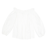 SCAPA Womens Top White Off Shoulder M