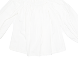 SCAPA Womens Top White Off Shoulder M