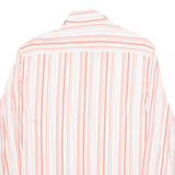 FRENCH CONNECTION Womens Printed Shirt White Long Sleeve Striped L