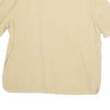 Womens Top Beige Faux Silk UK 14