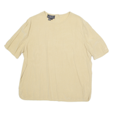 Womens Top Beige Faux Silk UK 14