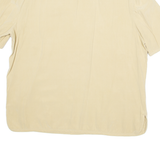 Womens Top Beige Faux Silk UK 14
