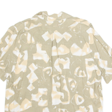 Womens Printed Blouse Green Crazy Pattern L