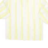 Womens Printed Blouse Yellow Striped M