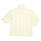 Womens Printed Blouse Yellow Striped M
