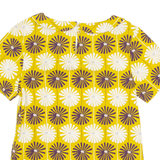 WHITE STUFF Womens Printed Top Yellow Floral UK 10