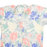 Womens Printed Blouse Blue Floral M