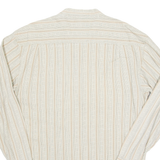 CANVAS Womens Blouse Beige Long Sleeve Striped M
