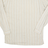 CANVAS Womens Blouse Beige Long Sleeve Striped M