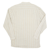 CANVAS Womens Blouse Beige Long Sleeve Striped M