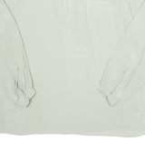 Sheer Womens Top Green Long Sleeve XL