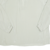 Sheer Womens Top Green Long Sleeve XL