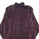 Womens Shirt Maroon Long Sleeve M