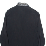 Womens Blouse Black Long Sleeve M