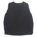 Womens Top Black Long Sleeve M