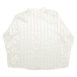 Womens Printed Blouse Yellow Long Sleeve Striped 3XL