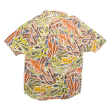 Womens Printed Blouse Brown Crazy Pattern M