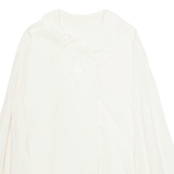Womens Blouse White Long Sleeve L