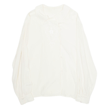 Womens Blouse White Long Sleeve L