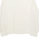 Womens Blouse White Long Sleeve L