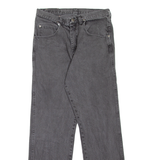 WRANGLER Mens Jeans Grey Regular Straight W33 L32